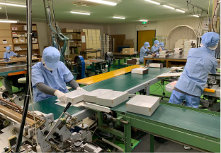 貼り箱製造ライン