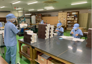 貼り箱製造ライン