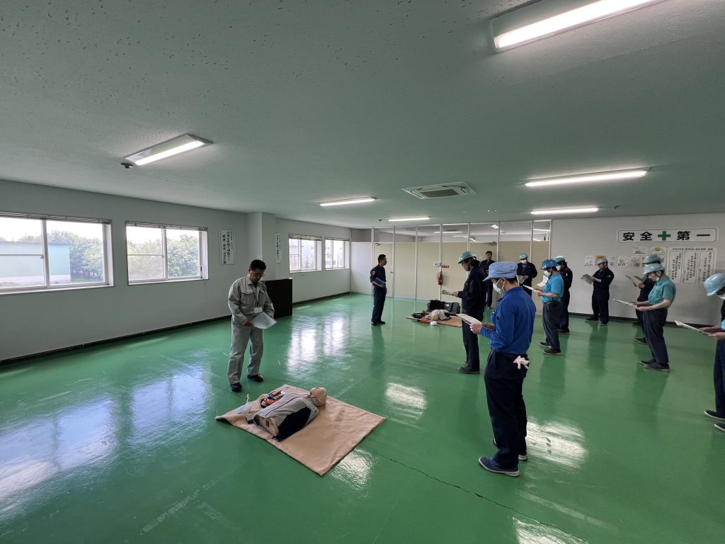 2026年度・AED訓練の様子